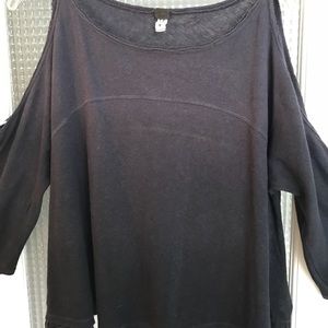 Brand new Free People Gray Ombré Top.